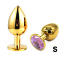 Golden Naru(日本) 豪華肛門塞 S碼 藍色/粉色/紫色