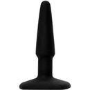 Hustler(美國) All About Anal Silicone Butt Plug 4吋後庭塞 黑色/桃紅色