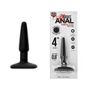 Hustler(美國) All About Anal Silicone Butt Plug 4吋後庭塞 黑色/桃紅色