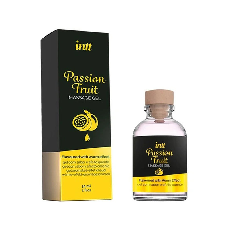 Intt(巴西) Kissable Gel Passion Fruit熱情果味可食用溫感按摩液 30ml (歐洲系列)