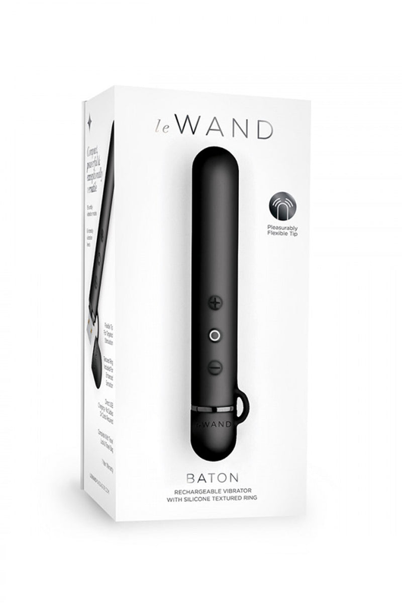 Le Wand(美國) BATON充電式強力震動器 黑色/粉色