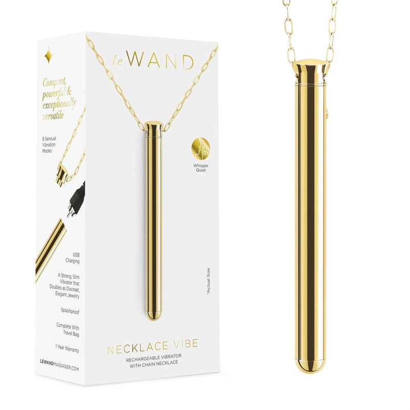 Le WAND(美國) Necklace 項鍊震動器 金色