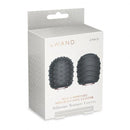 LeWand(美國) Original Silicone Texture Covers Loop 按摩棒頭套配件 紫色/黑色