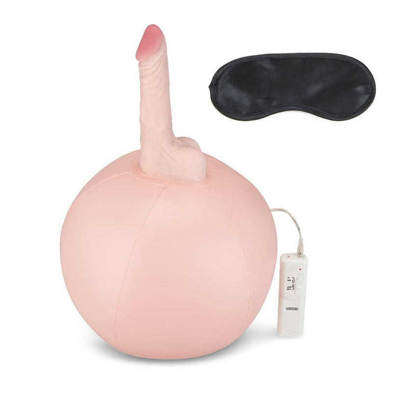 Lux Fetish(美國) Inflatable Sex Ball With Vibrating Realistic Dildo 充氣球連震動假陽具