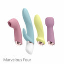 Satisfyer(德國) Marvelous Four 吸啜器震動棒 4件套裝 玫瑰金環