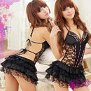 Annamu(台灣) 迷人身影！性感蕾絲馬甲式澎裙 NA09030128-1