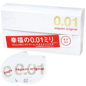 SAGAMI(日本) ORIGINAL相模原創 0.01安全套 – 5 片裝