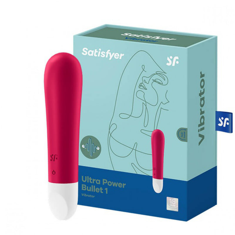 Satisfyer(德國) Ultra Power Bullet 1 超強力震動器 紅色/紫色