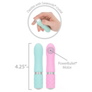 BMS Factory(加拿大) PILLOW TALK FLIRTY 施華諾水鑽迷你靜音按摩棒 - FM18plus 