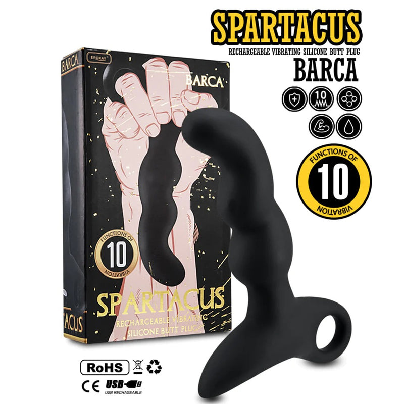 Erokay - Spartacus BARCA 充電式矽膠後庭震動器
