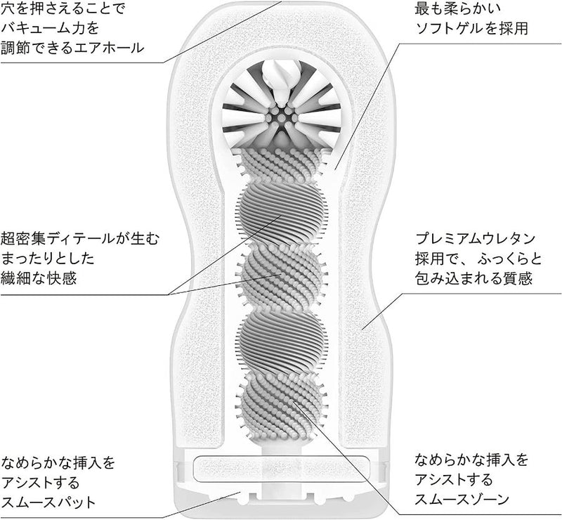 TENGA(日本)  Original Vacuum Cup Extra 經典真空自慰杯 (極軟版/極硬版)
