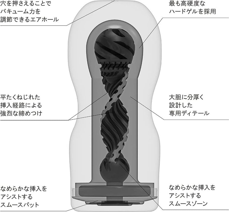 TENGA(日本)  Original Vacuum Cup Extra 經典真空自慰杯 (極軟版/極硬版)