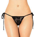 STARFIRE(日本)EROX 性感半透花紋丁褲 黑色/紅色