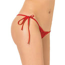 STARFIRE(日本)EROX 性感半透花紋丁褲 黑色/紅色