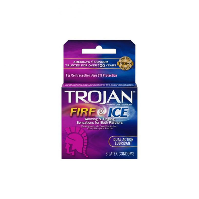 Trojan(美國) Fire & Ice Condom 冰火刺激型安全套3片裝
