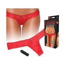 Hustler(美國) 震蛋內褲 紅色/黑色