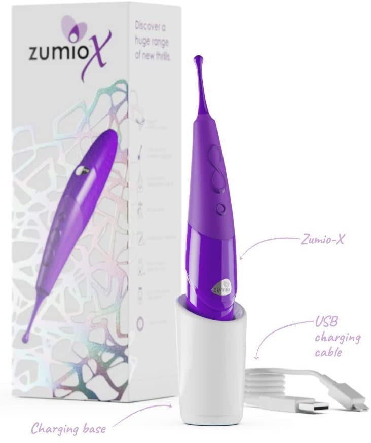 ZUMIO(美國)ZUMIO X 女性秒速高潮螺旋式搖擺按摩棒(深紫色)