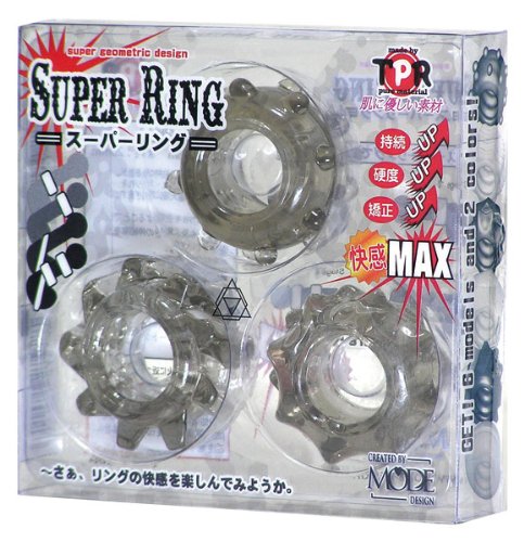 MODE DESIGN(日本) Super Ring スーパーリング 齒輪型持久環 3個裝