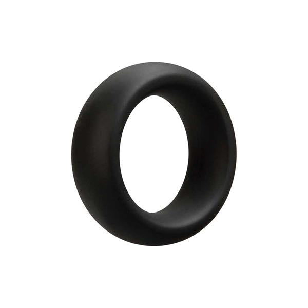 Doc Johnson(美國) C-Ring 矽膠延時環 35mm 黑色/灰色