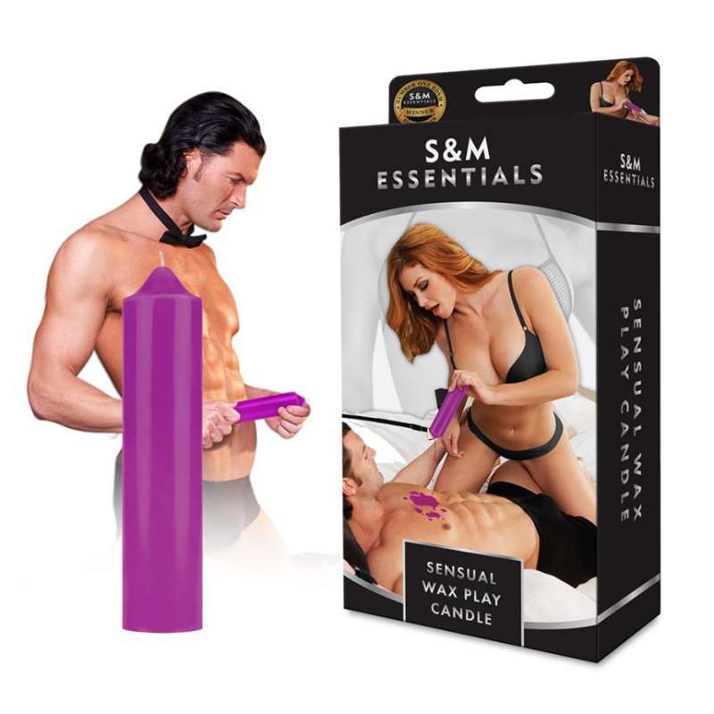 S&M Essentials(美國)Sensual Wax Play Candle低溫蠟燭 紅色/紫色