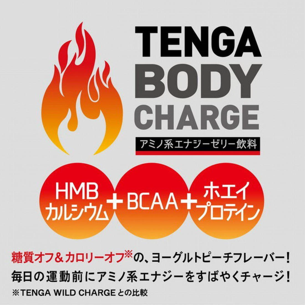 TENGA(日本) BODY CHARGE 氨基酸蜜桃 能量延時果凍飲料