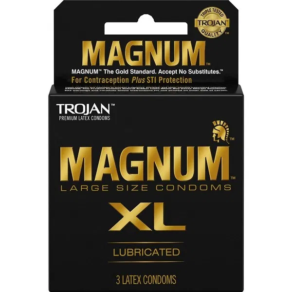 Trojan(美國)Magnum XL 64/58mm加大碼安全套(3片裝)